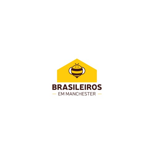 Living design with the title 'BRASILEIROS EN MANCHESTER'