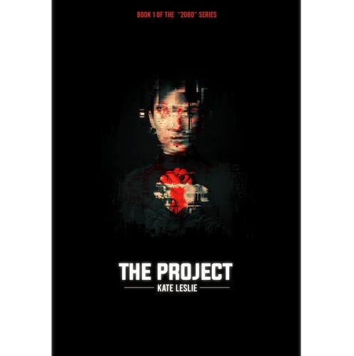 Gothic book cover with the title 'E book cover design'