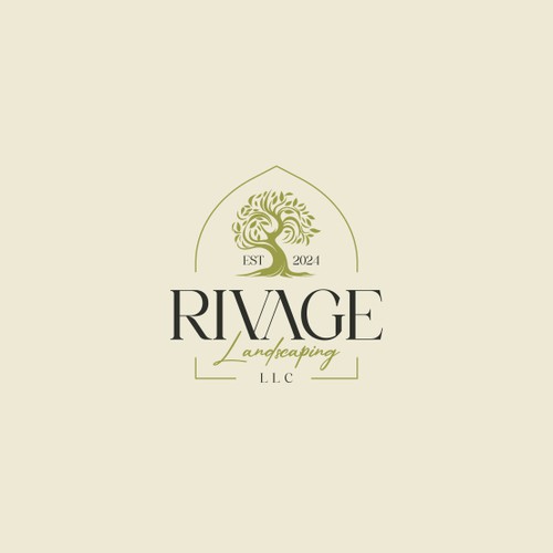 Landscaping brand with the title 'Rivage Landscaping'