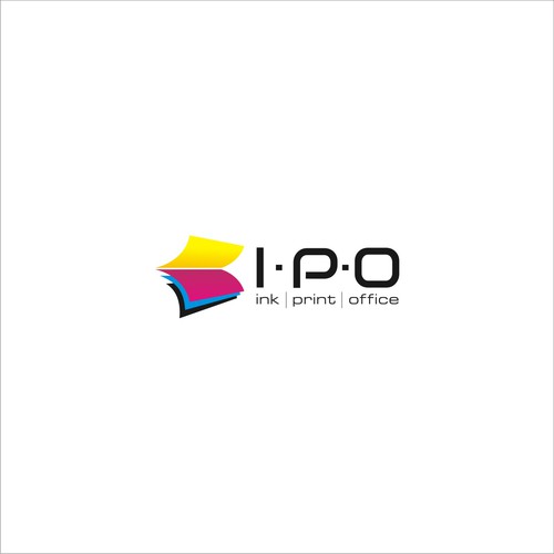 Ink brand with the title 'I.P.O ( ink. print. office )'