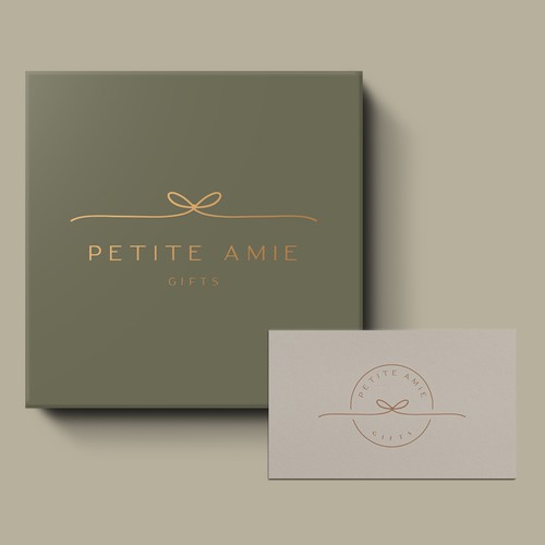 Gift box design with the title 'Petite Amie Gift'