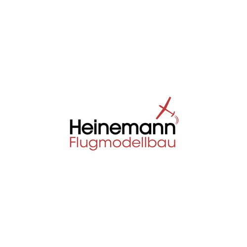 Flying logo with the title 'Heinemann Flugmodellbau'