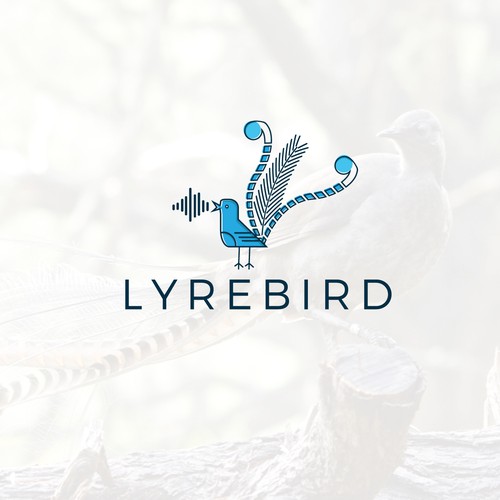 Candy logo with the title 'Lyrebird voice'