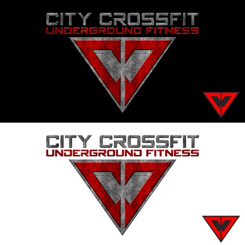 CrossFit logo with the title 'Create the next logo for City Crossfit'