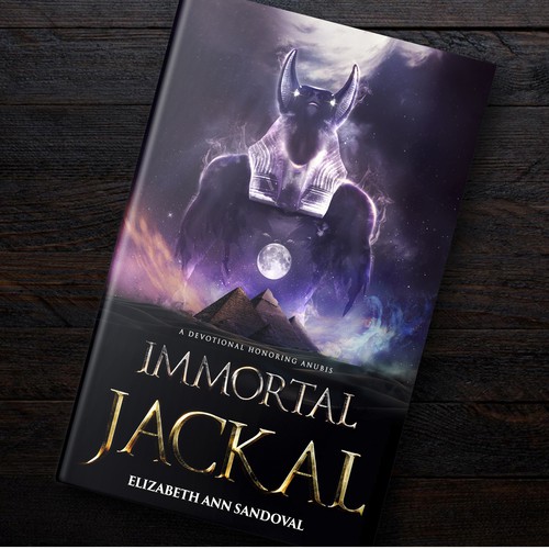 History book cover with the title '"The Immortal Jackal" Artwork (Non-Fictional Book)'