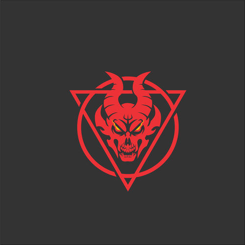 Devil logo with the title 'Devil of bare market'