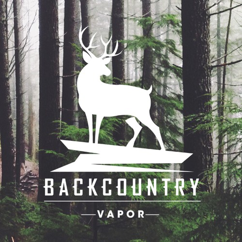 Vape design with the title 'Cover Photo for Backcountry Vapor'
