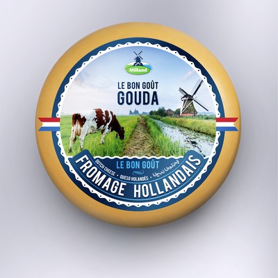 Gouda Cheese Label design