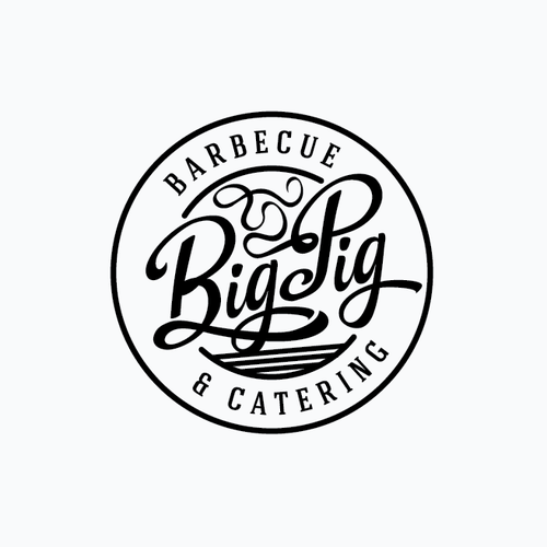 Catering logo with the title 'Logo for Boston Best BBQ'