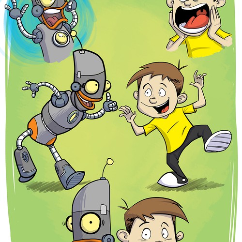 Comic artwork with the title 'Characters for a story'