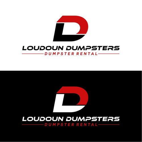 Dumpster logo with the title 'LOUDOUN DUMPSTERS'