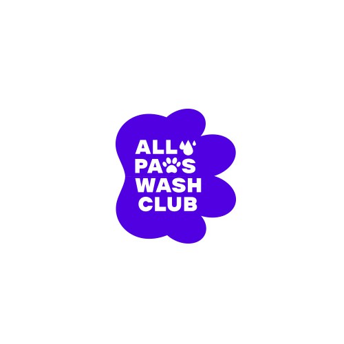 Customer design with the title 'All Paws Wash Club'