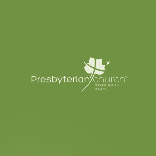 Peaceful logo with the title 'Presbyterian church logo'