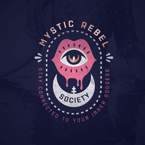 Magical logo with the title 'Witchy logo design '