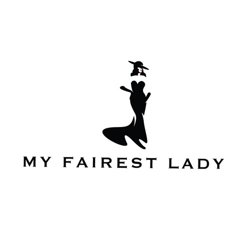 Lady design with the title 'minimalist logo for my fairest lady'