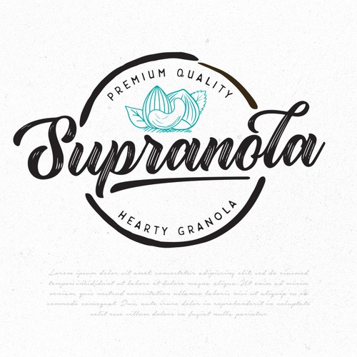 Creative design with the title 'Supranola'