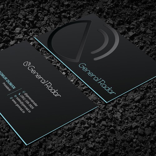 Spot UV design with the title 'Spot Vernish business card'