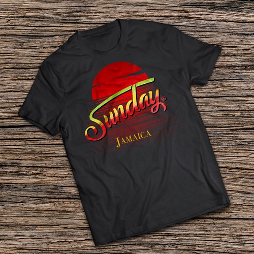 Ocean t-shirt with the title 'T-shirt design'