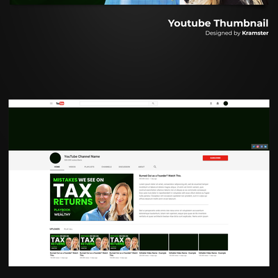 Youtube Banner Design