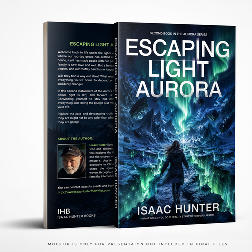 Lighting design with the title 'Escaping Light Aurora'