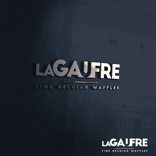 Noir design with the title 'Logo concept restauration'