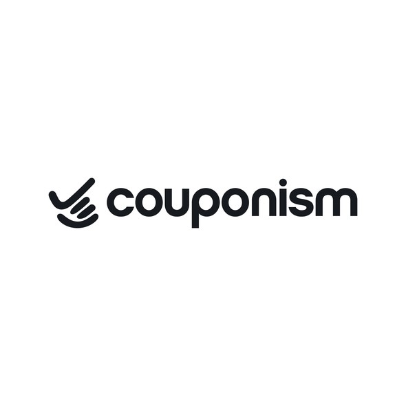 Coupon company logo with the title 'couponism'