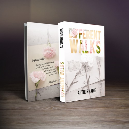 Contemporary book cover with the title 'Cover design'