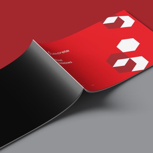 Font design with the title 'Brand Guide for Hardware business'