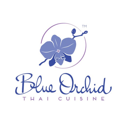 Orchid logo with the title 'Blue Orchid'
