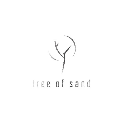 Sand logo with the title 'Logo for world ambient music project'
