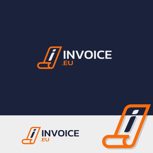 Invoice design with the title 'Invoice logo concept'