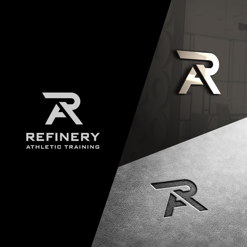 Athlete logo with the title 'REFINERY ATHLETIC TRAINING'