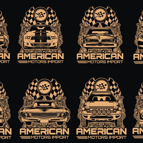 Car t-shirt with the title 'Design a tee for American Motors Import. Norway's #1 car importer. aminorge.no'