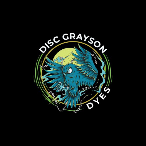 Artwork logo with the title 'Disc Grayson Dyes'