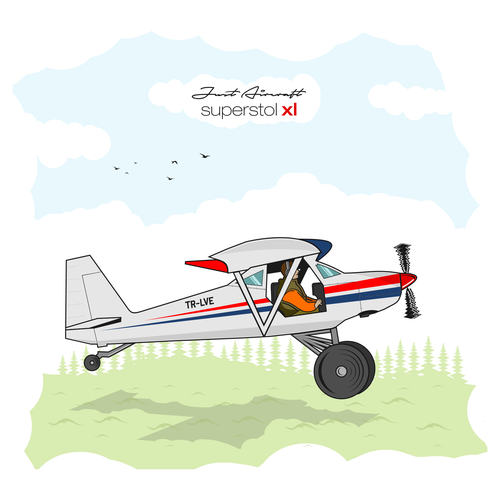 Propeller design with the title 'superstol xl'