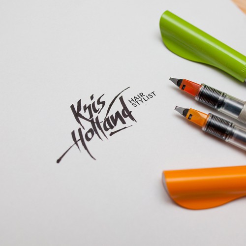 Stylist design with the title 'Kris Holland'