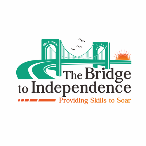 Bridge design with the title 'The Bridge to Independence'