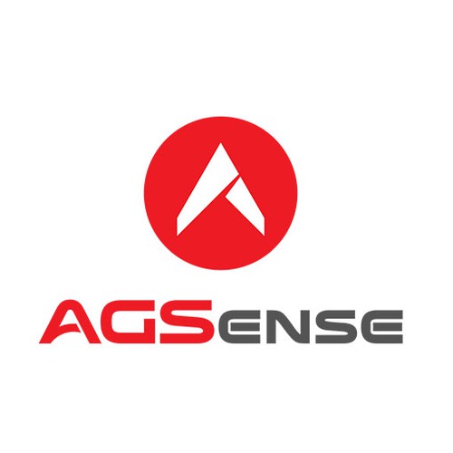 Drone logo with the title 'AGSense'
