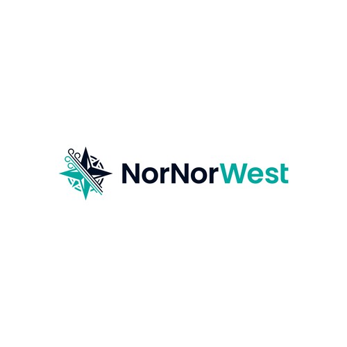 Compass design with the title 'NorNorWest'