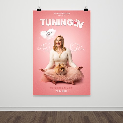 Comedy design with the title 'Digital Poster design'