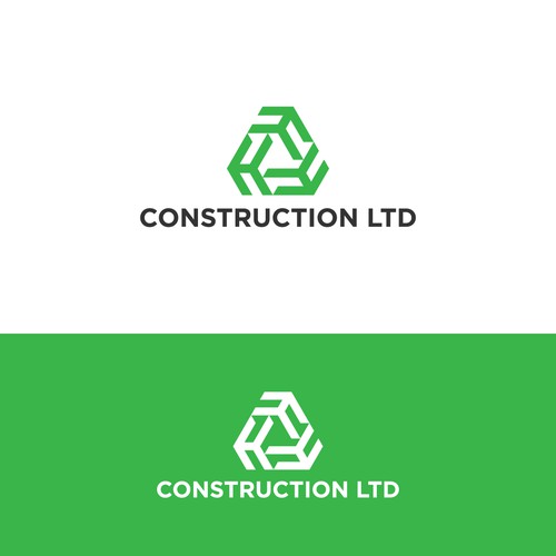 Renewable energy logo with the title 'TRIPLE H CONSTRUCTION LOGO'