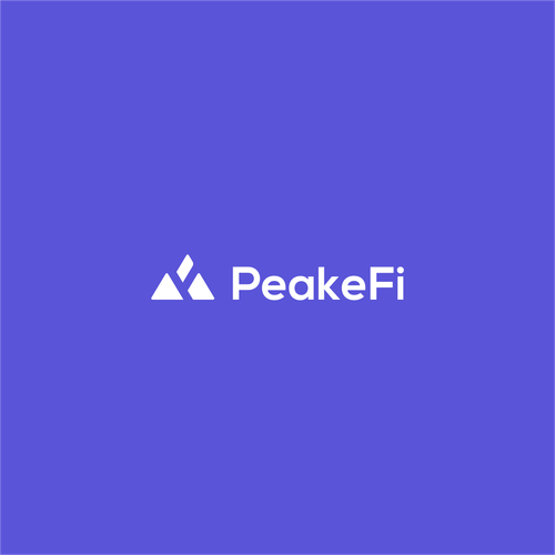 Peak logo with the title 'PeakeFi Logo'