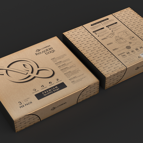 Eco-friendly packaging with the title 'Design packaging'