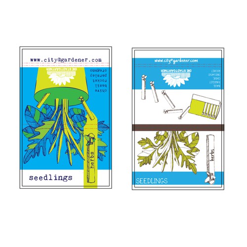 Herbal packaging with the title 'matchbox seeds'