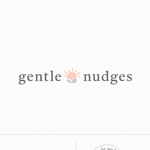 Hope logo with the title 'gentle nudges'