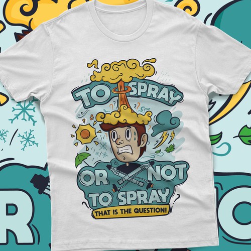 Construction t-shirt with the title 'T-Shirt Concept'