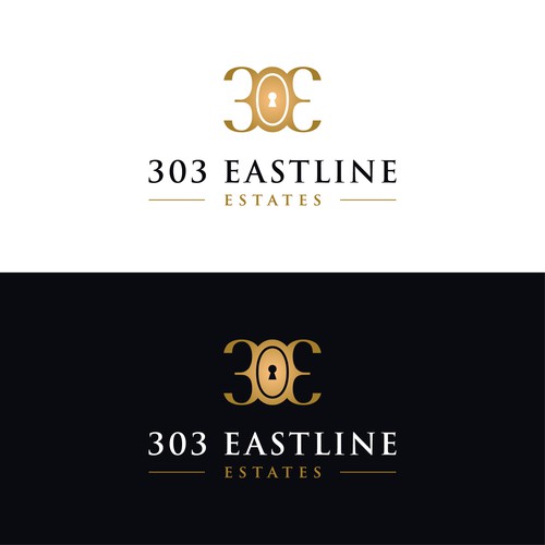 Number logo with the title '303 Eastline Estates'
