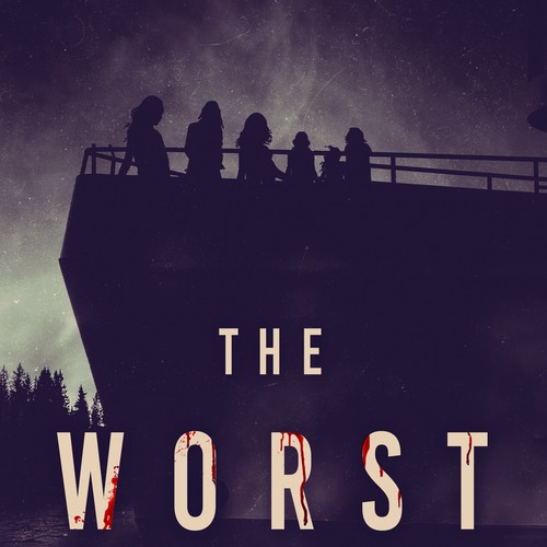 Girl design with the title 'book cover "The Worst"'
