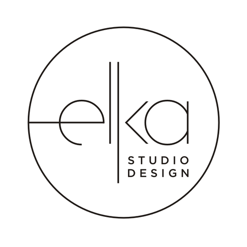 Renovation design with the title 'Elka Design Studio'