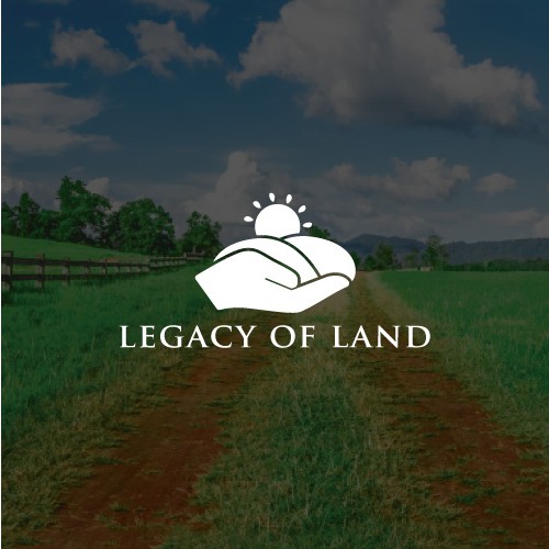 Green and yellow logo with the title 'Classic Logo for legacyofland.com'